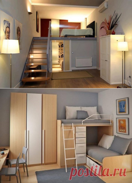 Дизайн маленькой комнаты