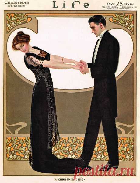 Coles Philips - Life magazine 1911 Dec 7 "A Christmas Desi… | Flickr