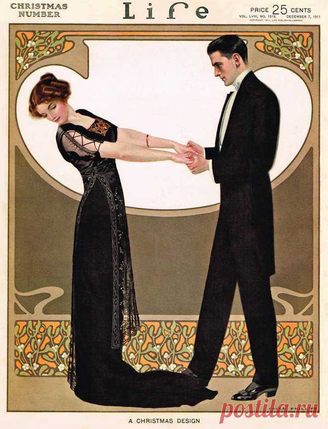 Coles Philips - Life magazine 1911 Dec 7 