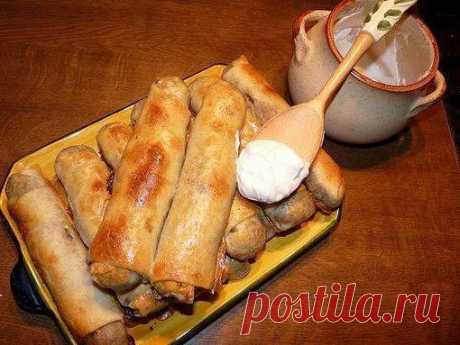 Вкусные пирожки из тонкого теста