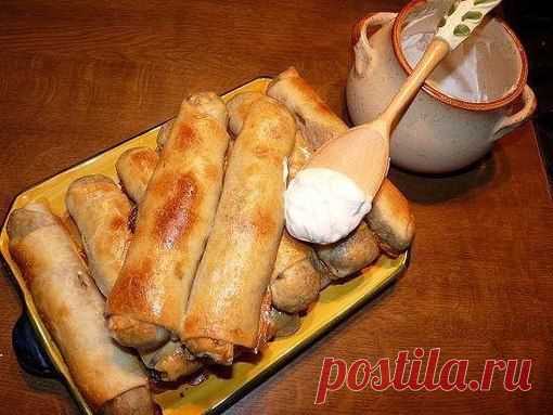 Вкусные пирожки из тонкого теста