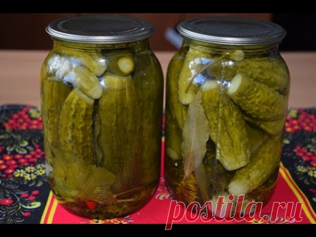 ЗАГОТОВКИ НА ЗИМУ. МАРИНОВАННЫЕ ОГУРЦЫ СУПЕР ВКУСНЫЕ