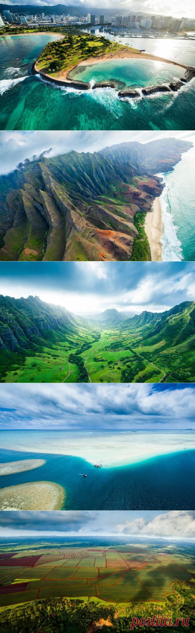 Гавайи с высоты.