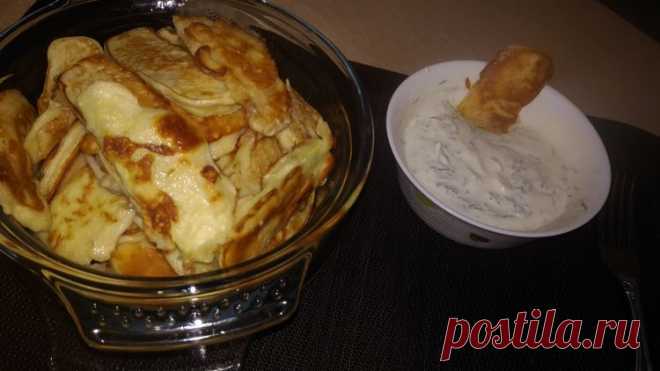 Кабачки в кляре со сметанно-чесночным соусом - Простые рецепты Овкусе.ру