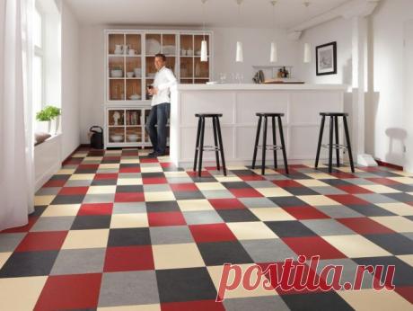 Линолеум для кухни - как понять, какой лучше выбрать класс и цвет?