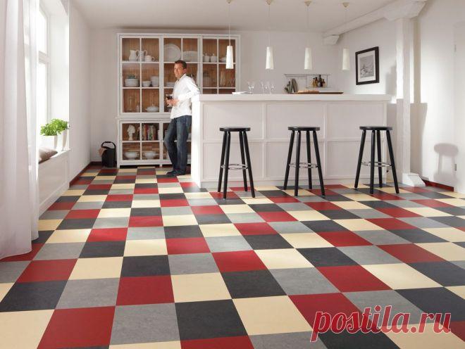 Линолеум для кухни - как понять, какой лучше выбрать класс и цвет?