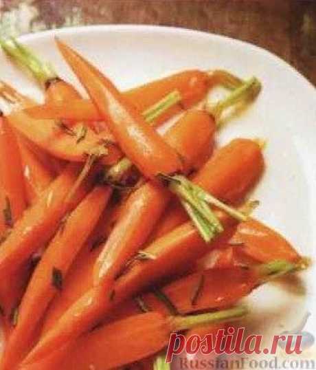 Рецепт: Гарнир из моркови на RussianFood.com