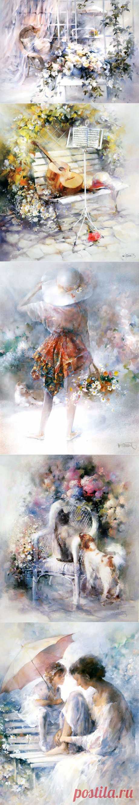 Я Солнце люблю за румяна, что красят обыденный день... Художник Willem Haenraets..  Я Солнце люблю за румяна,
Что красят обыденный день,
За яркие краски шафрана,
Укрывшие хмурую тень.
Я Солнце люблю за улыбки,
За каждый приветливый взгляд.
Они, как знакомых визитки,
От встречных прохожих летят.
Я Солнце люблю за погоду,
За каждый расцветший цветок,
За свет, за живую природу,
За спелого счастья глоток.

© Наталья Анишина,