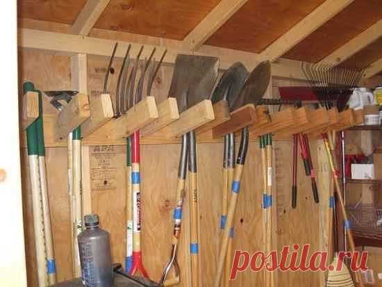 Варианты хранения инструмента на даче — Сделай сам, идеи для творчества - DIY Ideas