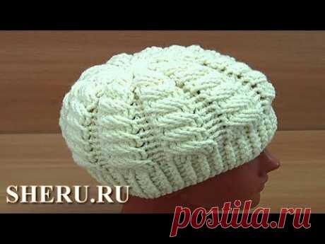Косы крючком в шапочке Урок 245