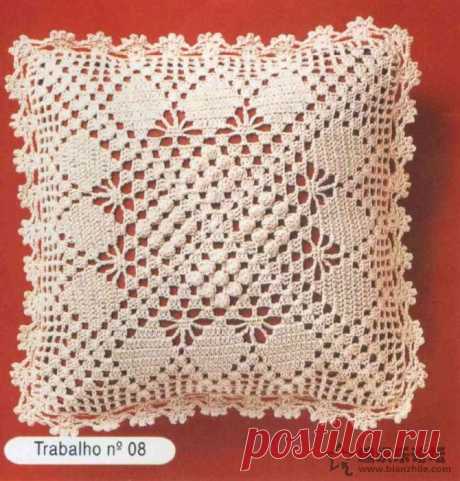 Подушечки крючком