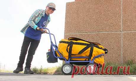 Девушка, 50-килограммовая тележка и 2000 км пешком