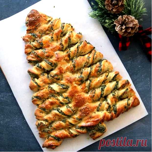 КРАСИВЫЙ И ВКУСНЫЙ ПИРОГ – НОВОГОДНЯЯ ЕЛКА | Самые вкусные кулинарные рецепты