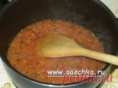 Соус для шашлыка из помидоров - рецепт с фото