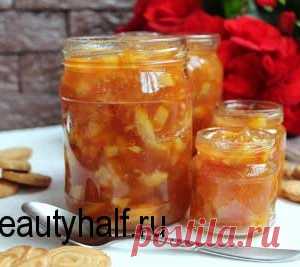 Яблочное варенье с апельсинами