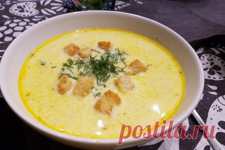 Сырный суп по‑французски с курицей