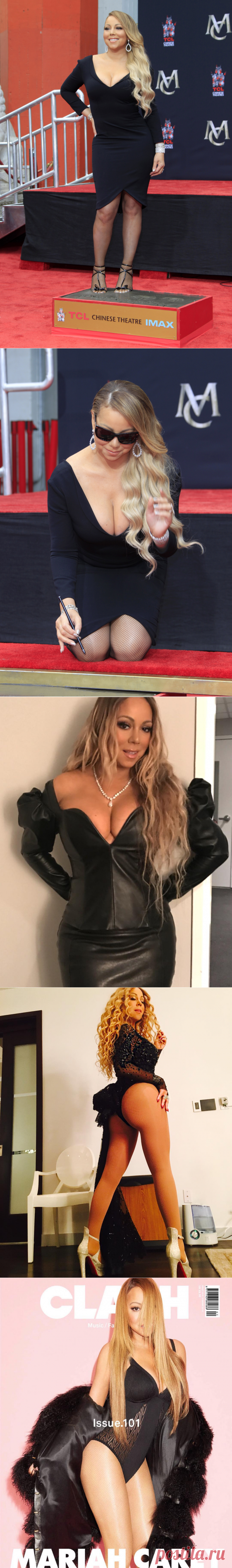 Образ дня: Мэрайя Кэри надела обтянувшее все ее округлости мини-платье и показала свою пышную грудь в лучшем ракурсе / Surfingbird - мы делаем интернет лучше