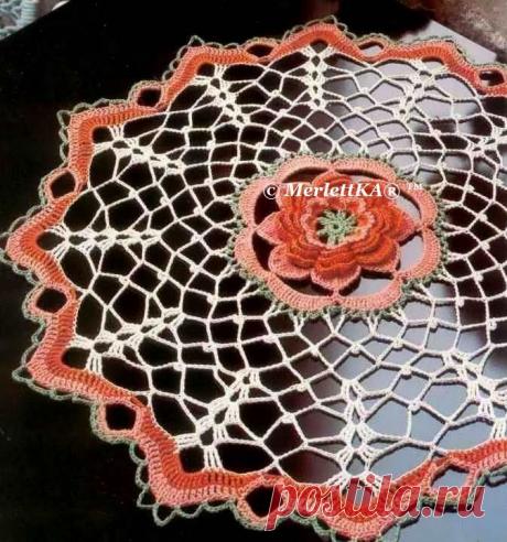 Вязание крючком - 9 салфеток ... идеи рождественских подарков