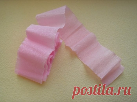 Нежные розы из гофрированной бумаги — Сделай сам, идеи для творчества - DIY Ideas