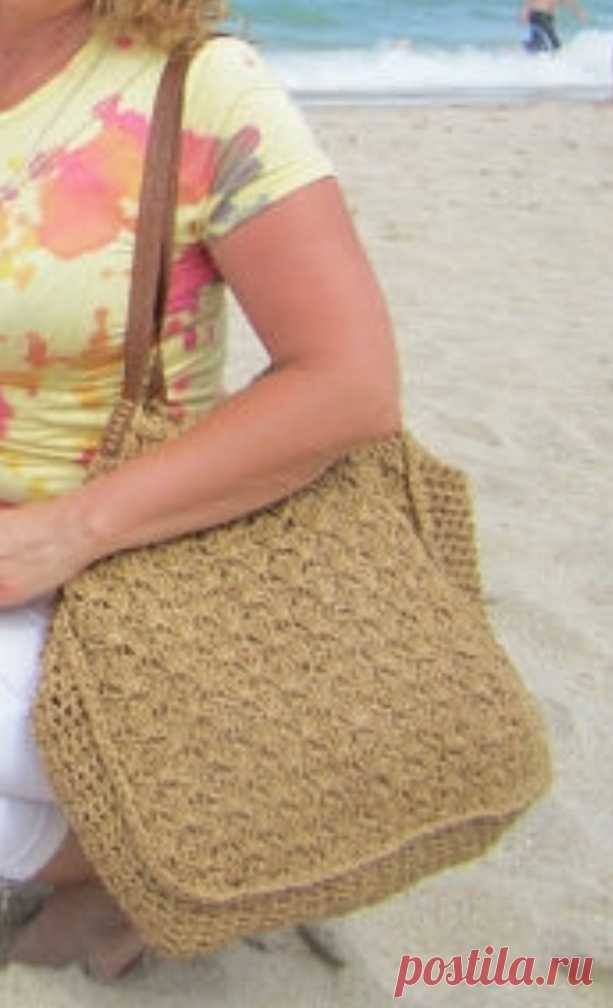 Вязанная сумка