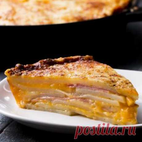 ЧИЙЗКЕЙК С КАРТОФИ И ШУНКА