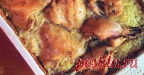 Классный рецепт - Рис с курицей в духовке! Ну ооочень вкусно😋 А главное без заморочки и долгой возни😉