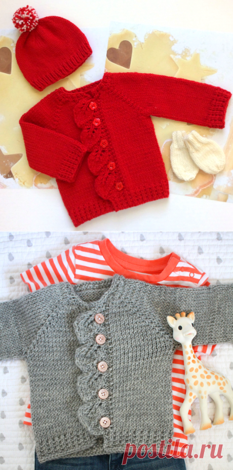 Вязаная детская кофточка | ДОМОСЕДКА
