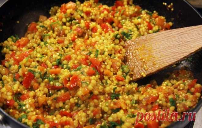 Кус-кус с овощами и петрушкой
