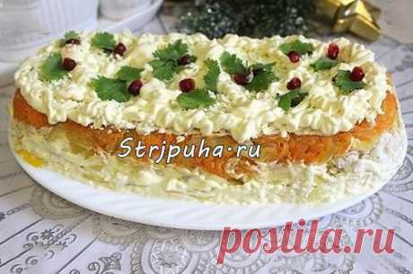 Торт-салат Праздничный — Домашняя кулинария