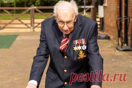 Как 99-летний ветеран собрал деньги на борьбу с коронавирусом