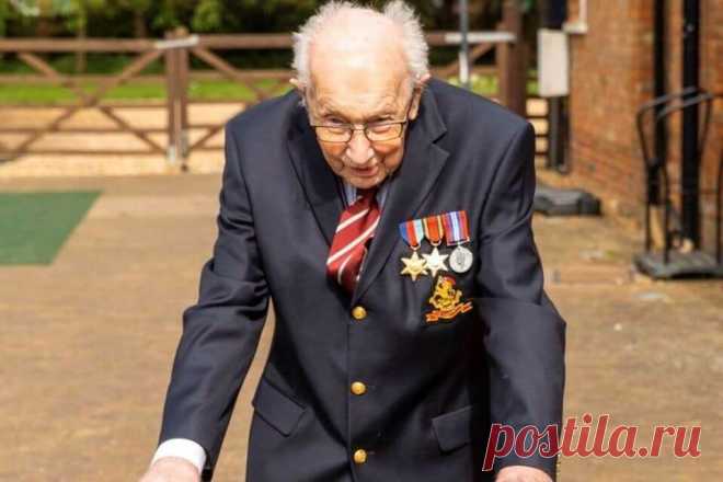 Как 99-летний ветеран собрал деньги на борьбу с коронавирусом