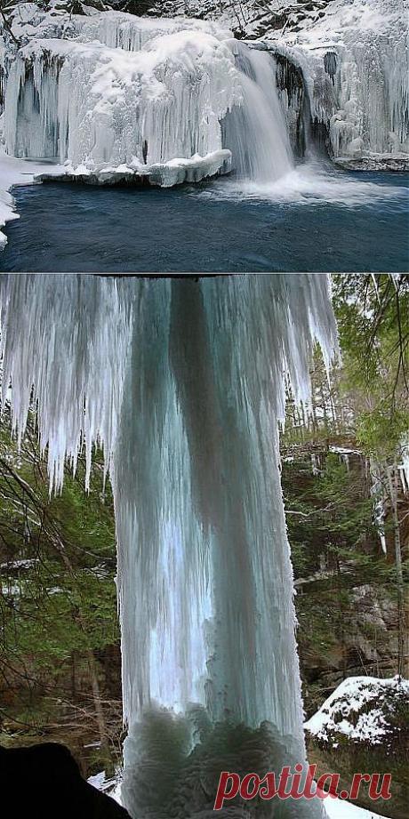 10 невероятных ледяных водопадов