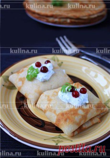 Ржаные блинчики с сельдью и сметаной – рецепт приготовления с фото от Kulina.Ru