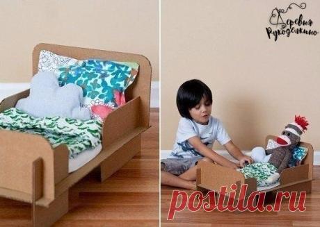 Кроватка из картона
