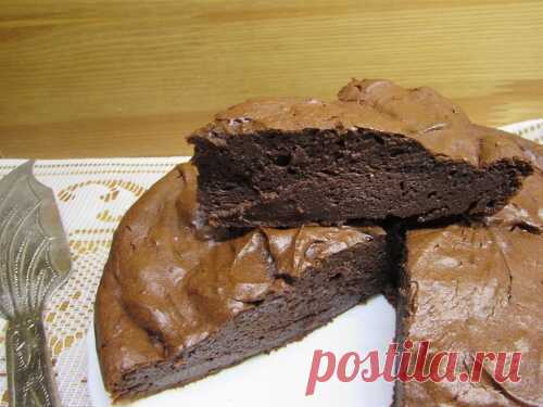 Шоколадный брауни с авокадо