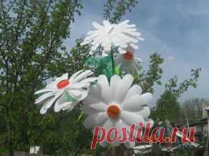 Цветы из пластиковой бутылки
