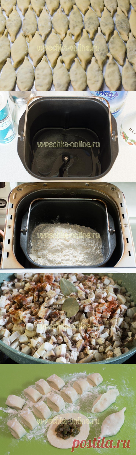 ✔️Вареники с грибами – рецепт с фото пошагово
