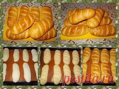 Вкусные домашние батоны — мягкие и воздушные