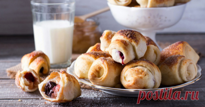 Рецепт вкусных рогаликов на воде и без яиц — Фактор Вкуса