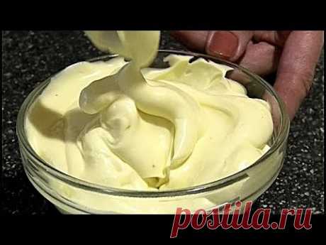 ДОМАШНИЙ МАЙОНЕЗ  с молоком, менее жирный/Mayonnaise with milk, less greasy.