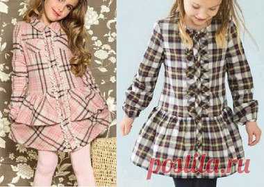 Платье для девочки с длинными рукавами от 1до 14 лет, выкройка на возраст от 1 до 14 лет