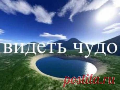 Видеть чудо.