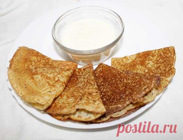 Рецепт ажурных блинчиков