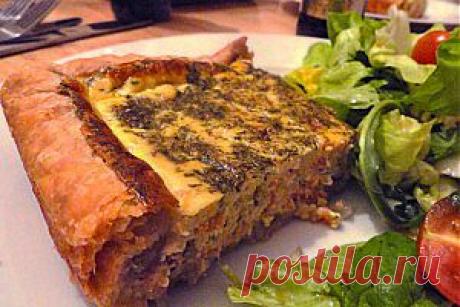 Рецепт манника заливного - рыбный пирог с консервами рыбными и грибами. | Идея Меню