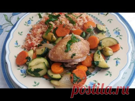 На Обед Булгур с овощами и мясом.
