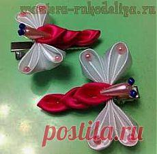 Заколка Стрекоза | Самоделкино