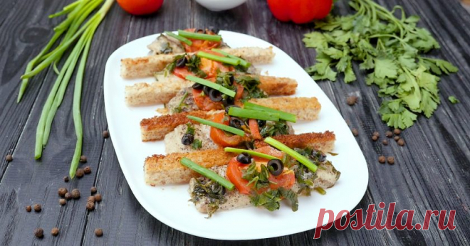 Рыба, тушеная с овощами
