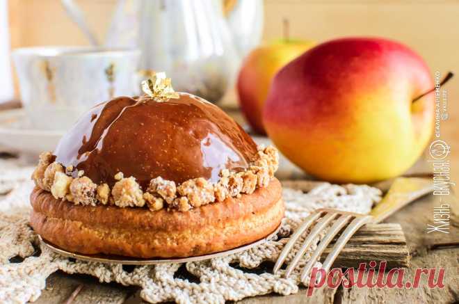 Тарт татен с яблоками • Жизнь - вкусная! Кулинарный сайт Галины Артеменко Тарт татен - классический французский перевернутый яблочный пирог. Готовится очень просто, и в статье - как классика, так и современная вариация.