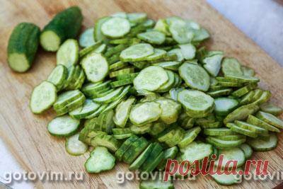 Салат из капусты с огурцами и морковью по-корейски (на зиму). Рецепт с фото / Готовим.РУ