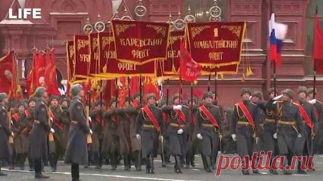 Марш в честь 78-й годовщины легендарного парада 1941 года